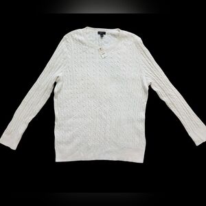 Cream Cable Knit Sweater